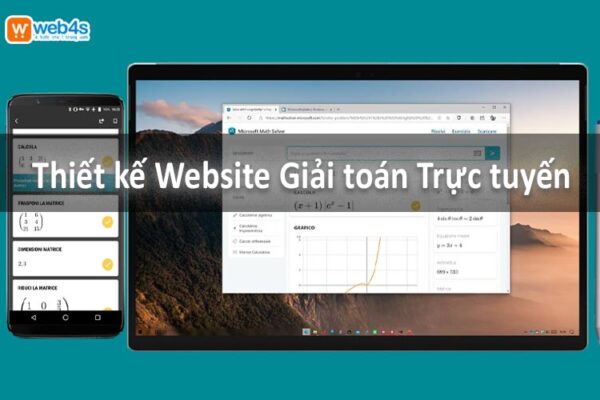 Địa chỉ Thiết kế website giải toán trực tuyến uy tín