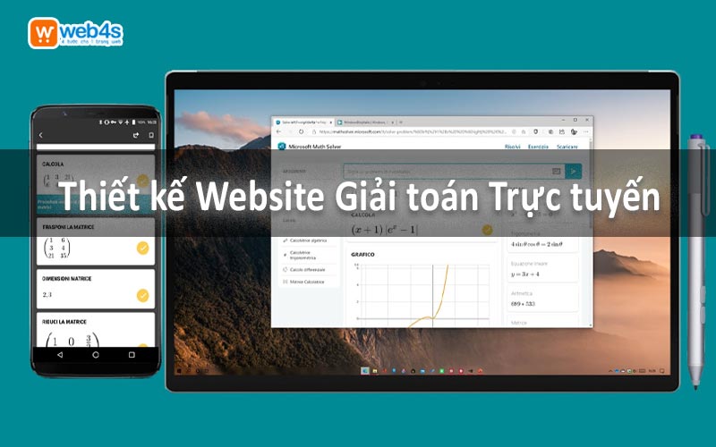 Địa chỉ Thiết kế website giải toán trực tuyến uy tín