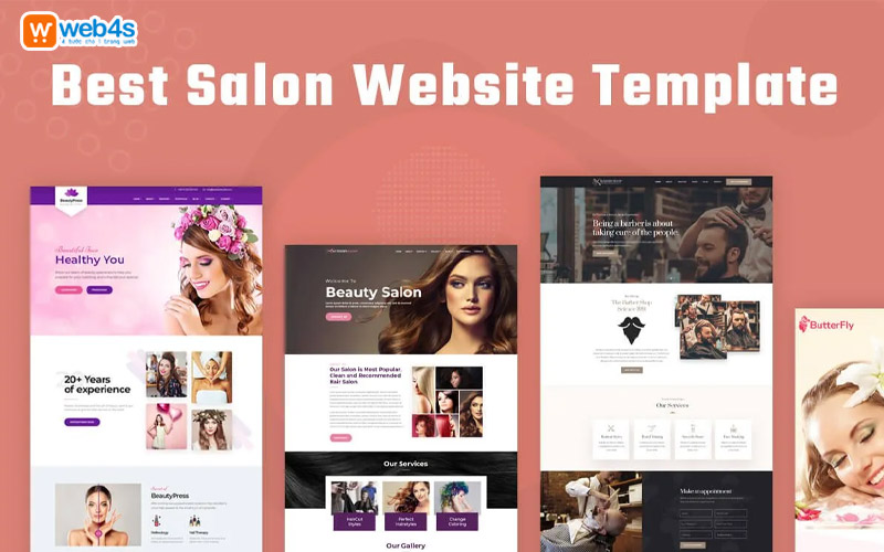 thiết kế Website cho Salon tóc