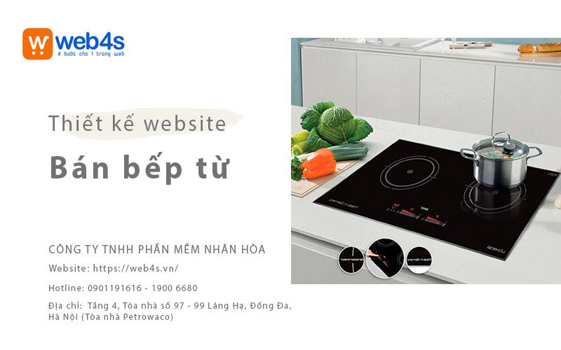 Lợi ích khi thiết kế website bán bếp từ