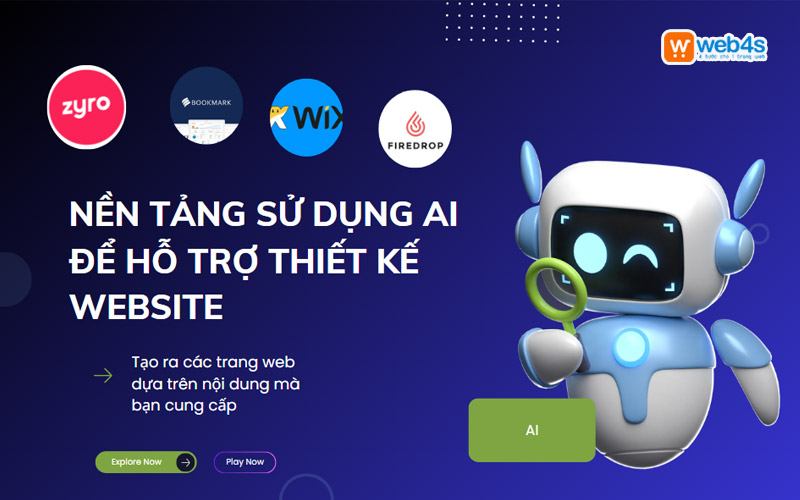 Thiết kế Website bằng AI