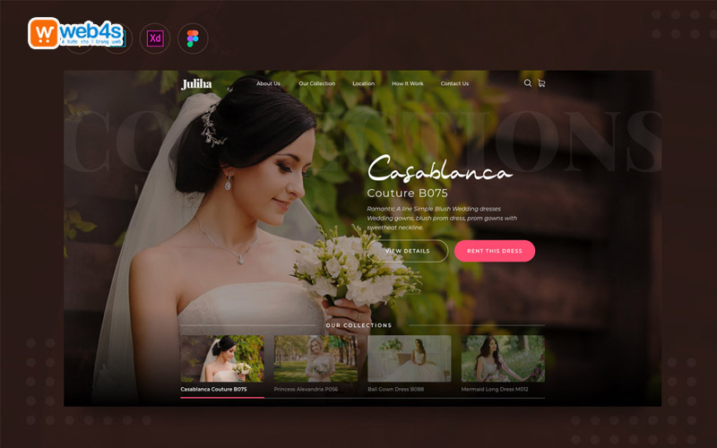 Thiết kế Website cho Thuê Áo Cưới
