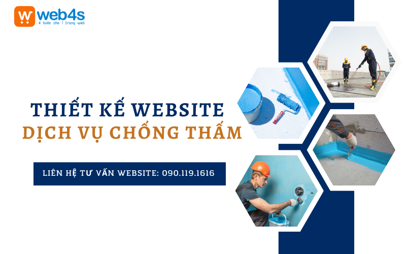 Module chính khi thiết kế website dịch vụ chống thấm 