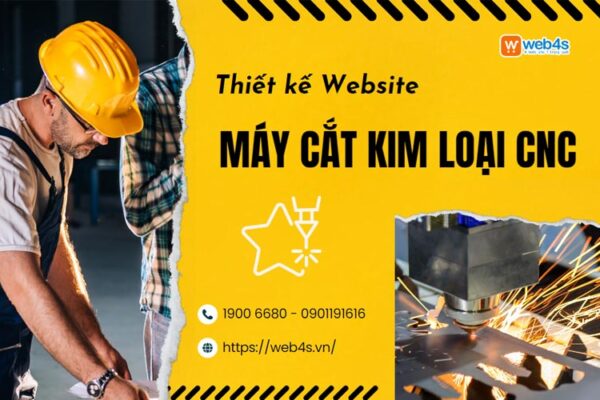 thiết kế website máy cắt kim loại CNC