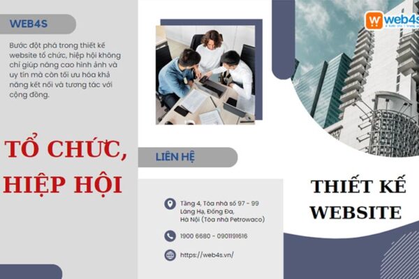 thiết kế website tổ chức