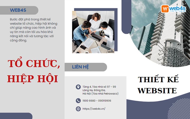 thiết kế website tổ chức