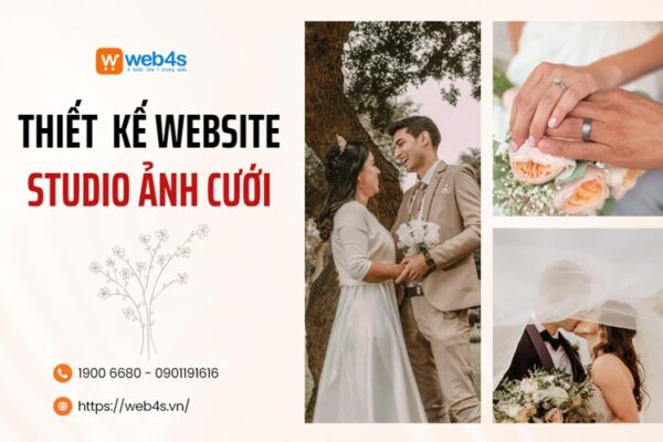 thiết kế website studio ảnh cưới