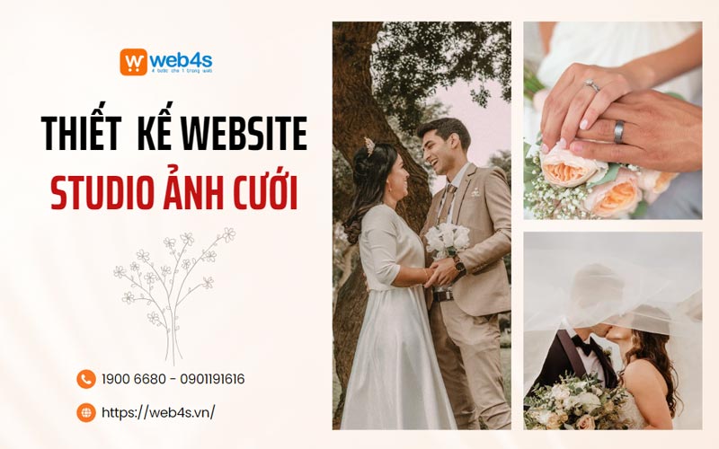 thiết kế website studio ảnh cưới