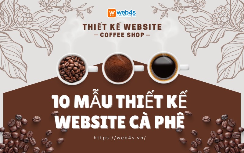 thiết kế website cà phê