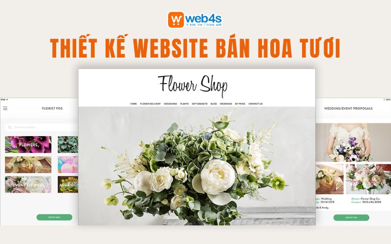 Thiết kế website bán hoa tươi: Mẹo làm khách hàng “mê mẩn”