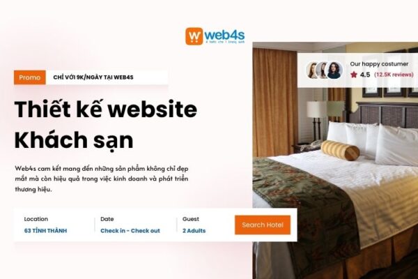 thiết kế website khách sạn