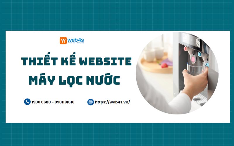 thiết kế website bán máy lọc nước chính hãng, giá tốt