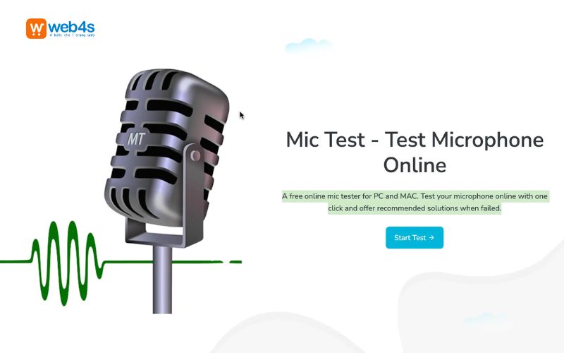 Online Mic Test - Website test bàn phím trực tuyến và microphone